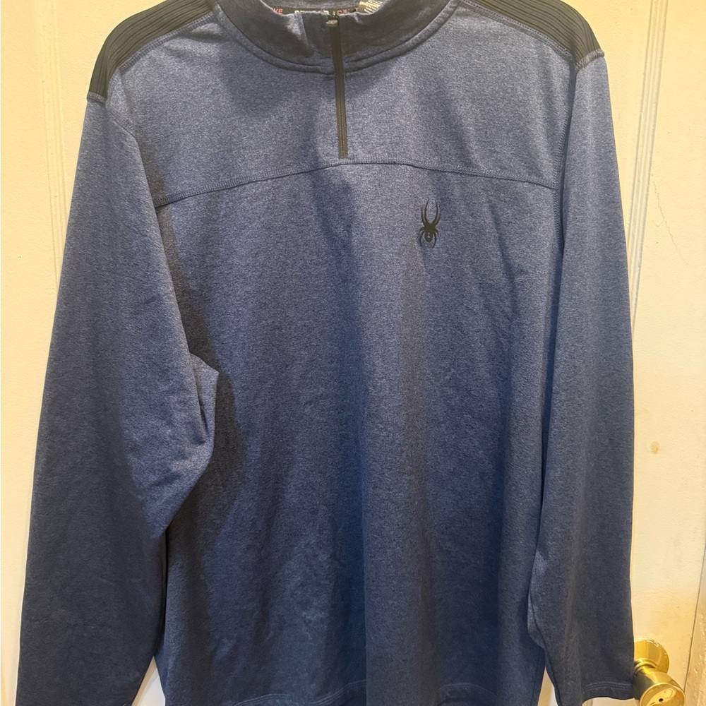 Spyder Blue Quarter-Zip Pullover